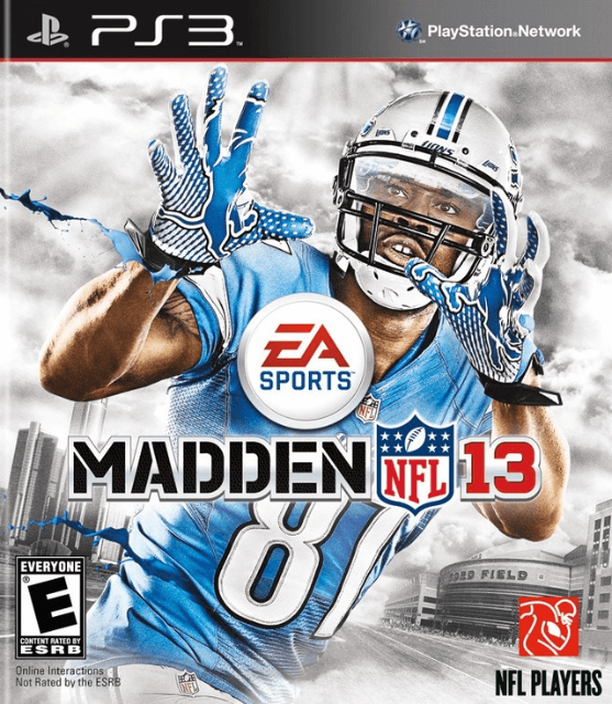 Madden NFL 13 box art for Playstation 3